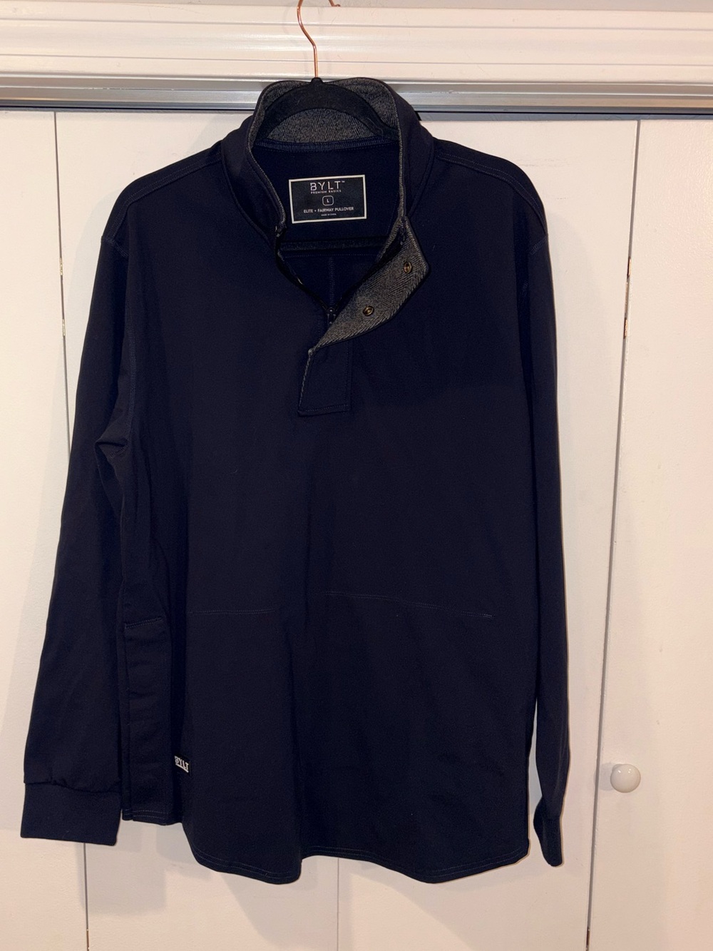 BYLT Premium Basics Elite+ Fairway Drop-Cut Pullover Mens Size Large - Picture 2 of 5